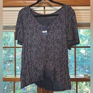 Lucky Brand Peplum Top NWT - XL
